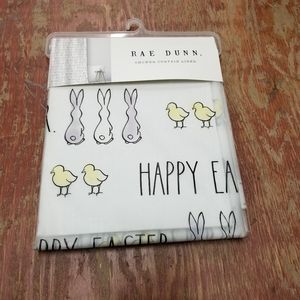 Rae Dunn Shower Curtain Liner HAPPY EASTER 72"x72"
